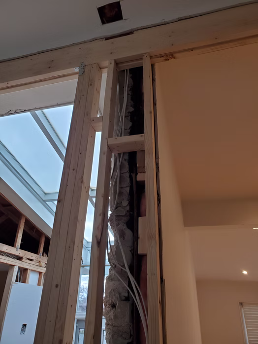 Load bearing wall removal