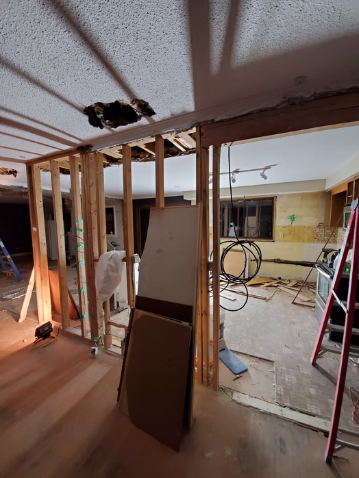 Load bearing wall removal